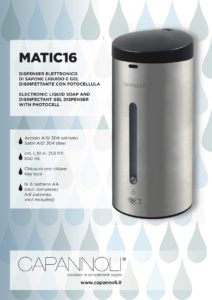 scheda dispenser MATIC16 a